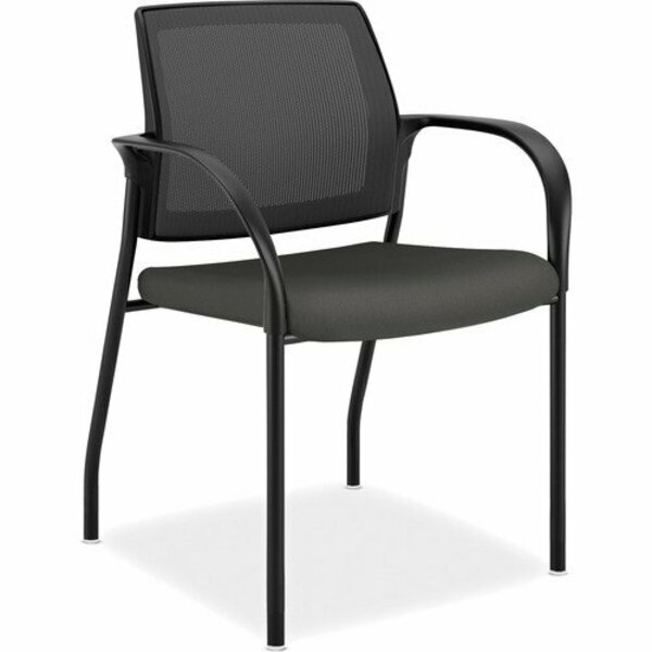 The Hon Co Stacking Chair, w/Glides, 25inx21-3/4inx33-1/2in, Iron Ore Seat HONIS108IMCU19